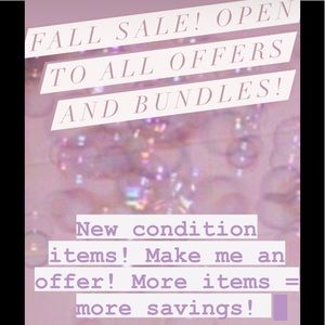 Fall sale!